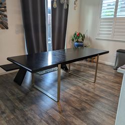 Black Dining Table