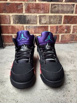 Air Jordan 5 Black Grape Sneakers