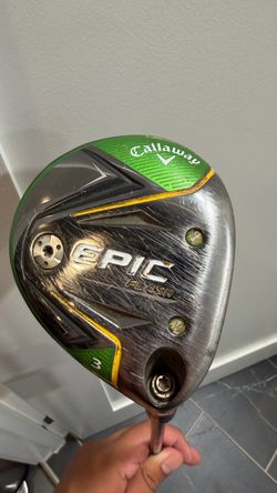 Callaway Epic Flash 15° 3 Fairway Wood Stiff Hzrdus Smoke Black 70
