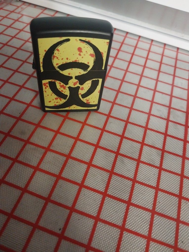 Zippo Lighter Zombie quarantine Brand New Hard To Find