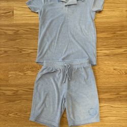 Boys Shorts And Shirt Set Size 8-9