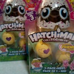 2 Brand New Sets Of Hatchimals Colleggtables 2 Pack Nest Season 3..smoke Free Home 