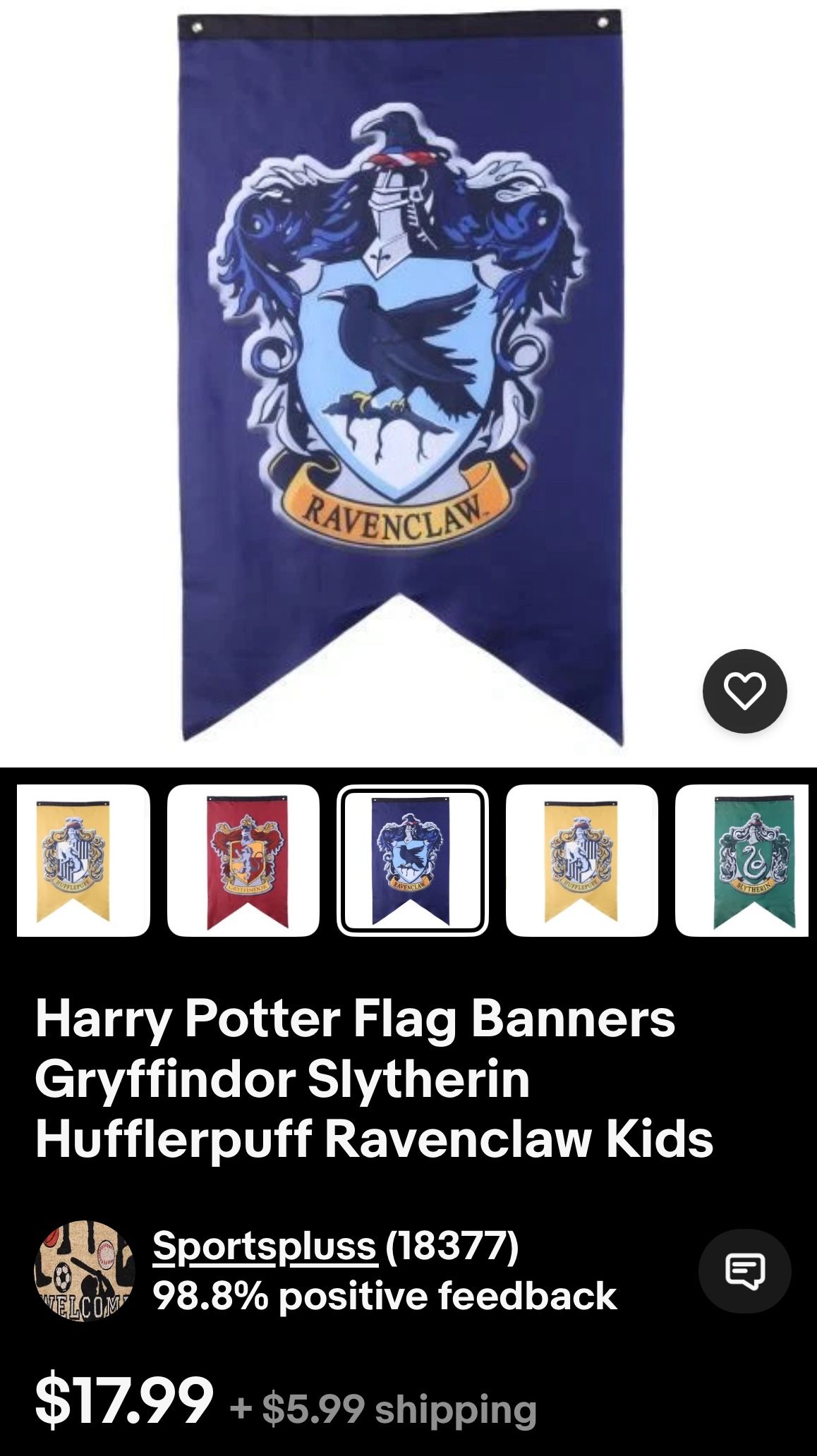 Harry Potter Wall Hanging Plaque