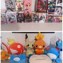 Original And Brand New Figures And Plushies Lot