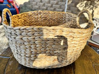 XL Brown Rattan Basket