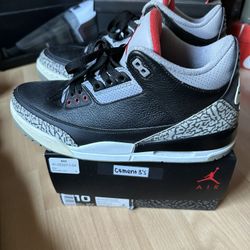 Air Jordan 3 “Black Cement” - Size 10