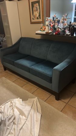 Best home furnishing Velvet 3-Seat Sofa