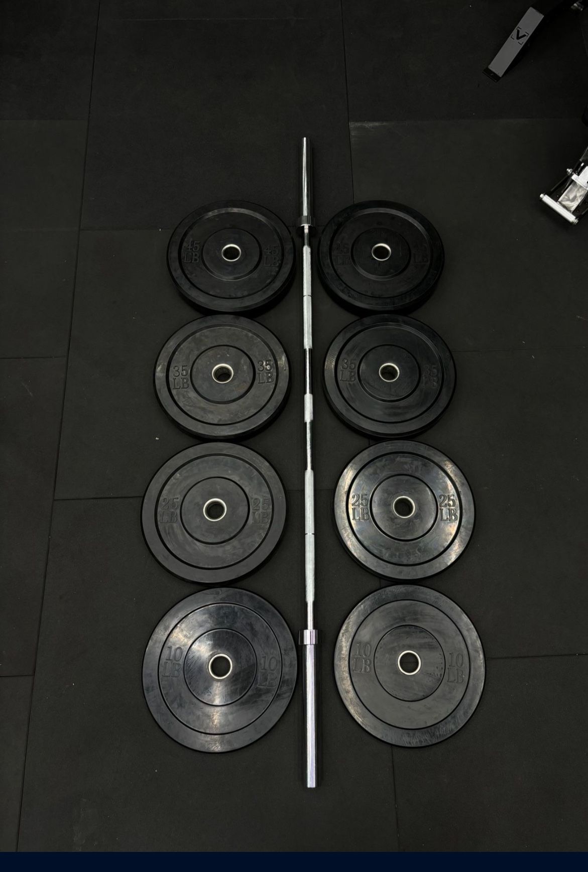 Strength and Conditioning Bundle - Bumper Plate + Olympic Barbell