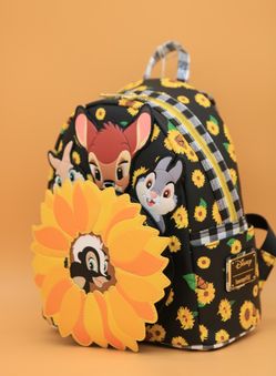 Loungefly Disney Bambi Sunflower Friends Mini Backpack