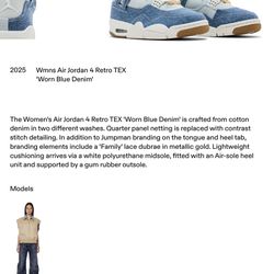 Women’s Air Jordan Four Retro Tex