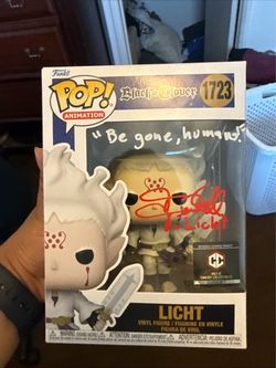 Funko Pop Black Clover Licht #1723 Signed