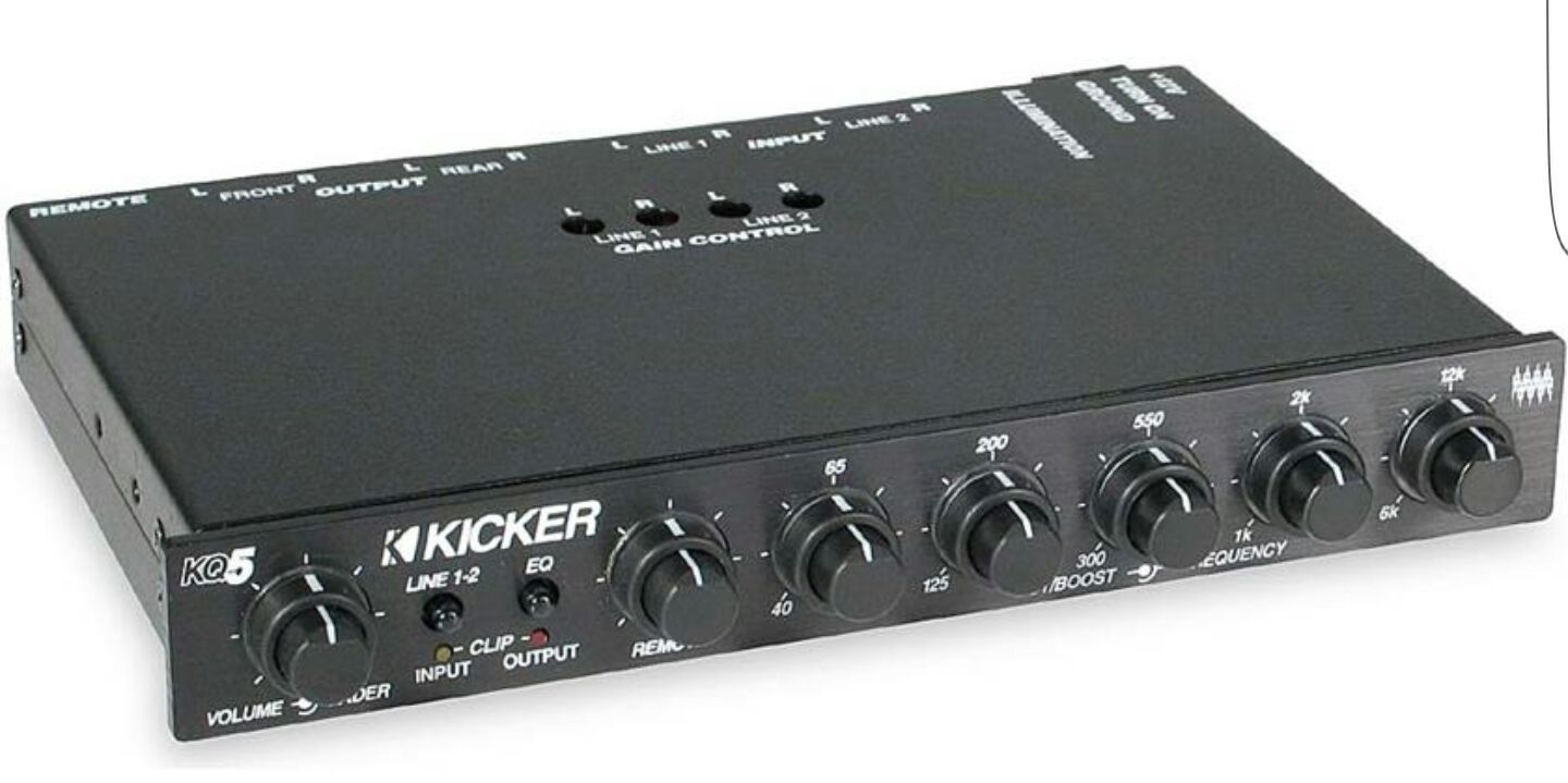 New Kicker KQ5 equalizer