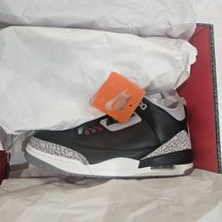Jordan 3 Black Cement Size 10.5m