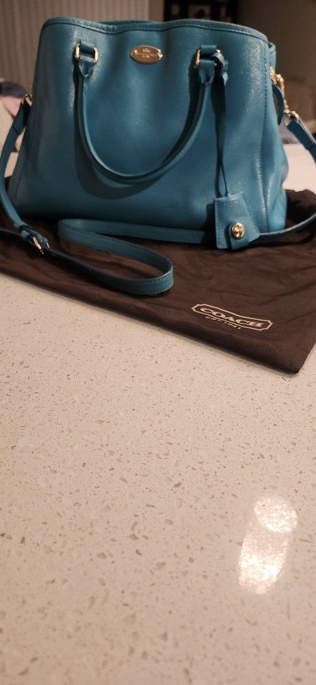Coach Tiffany Blue Bag 