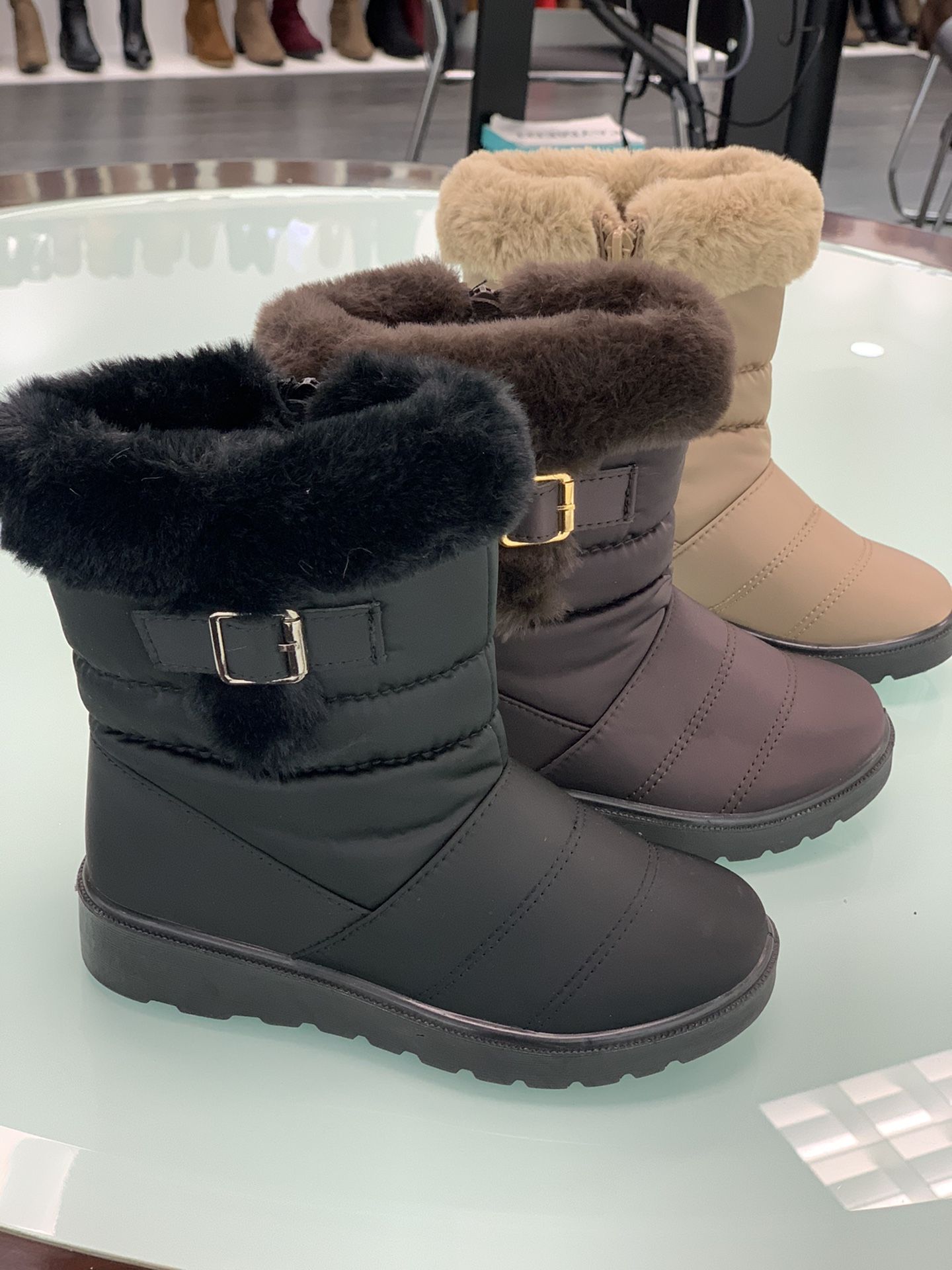 Warm Winter Snow Boots Girls Kids Sizes 9,10,11,12,13,1,2,3,4