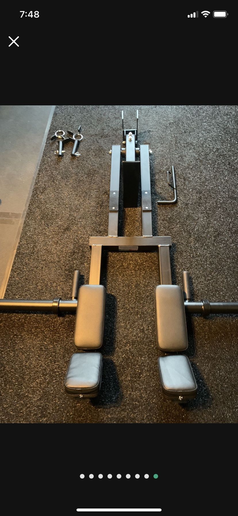 RitFit Hack Squat Rack Attachment for 3x3 Rack with 1 inch holes