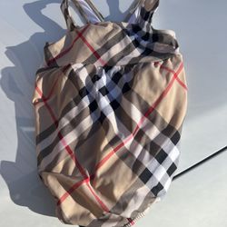 Toddlers Burberry One Piece Swim Suit
