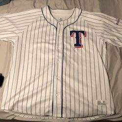Texas Rangers Baseball Jersey (2XL, New)