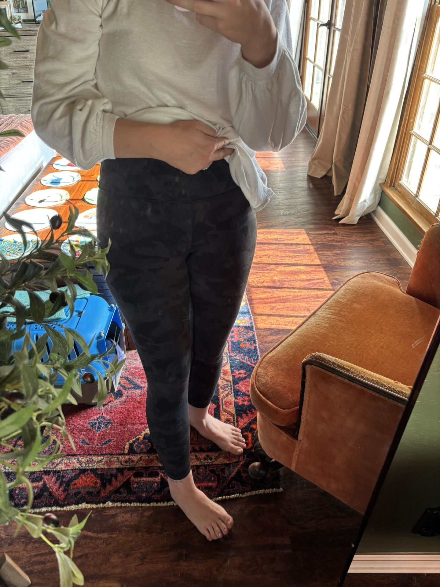 Lululemon Black Camo Leggings