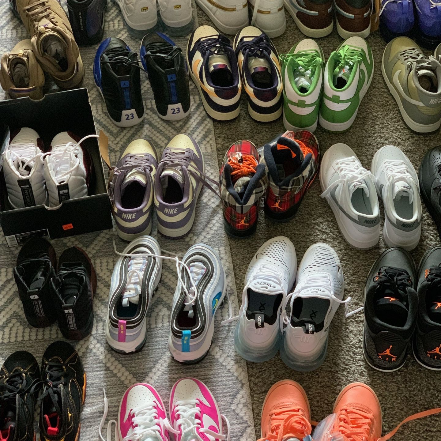 34 Pair Of Shoes From size 13c To 11  Men's And Women's 