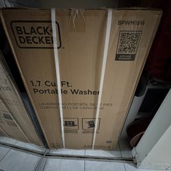 BLACK+DECKER Portable Washer 1.7 cu. ft, Washing Machine for Dorm/Home Use