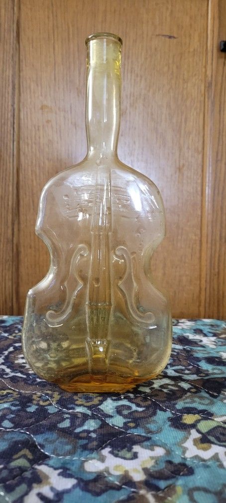 Violin Glass Bottle