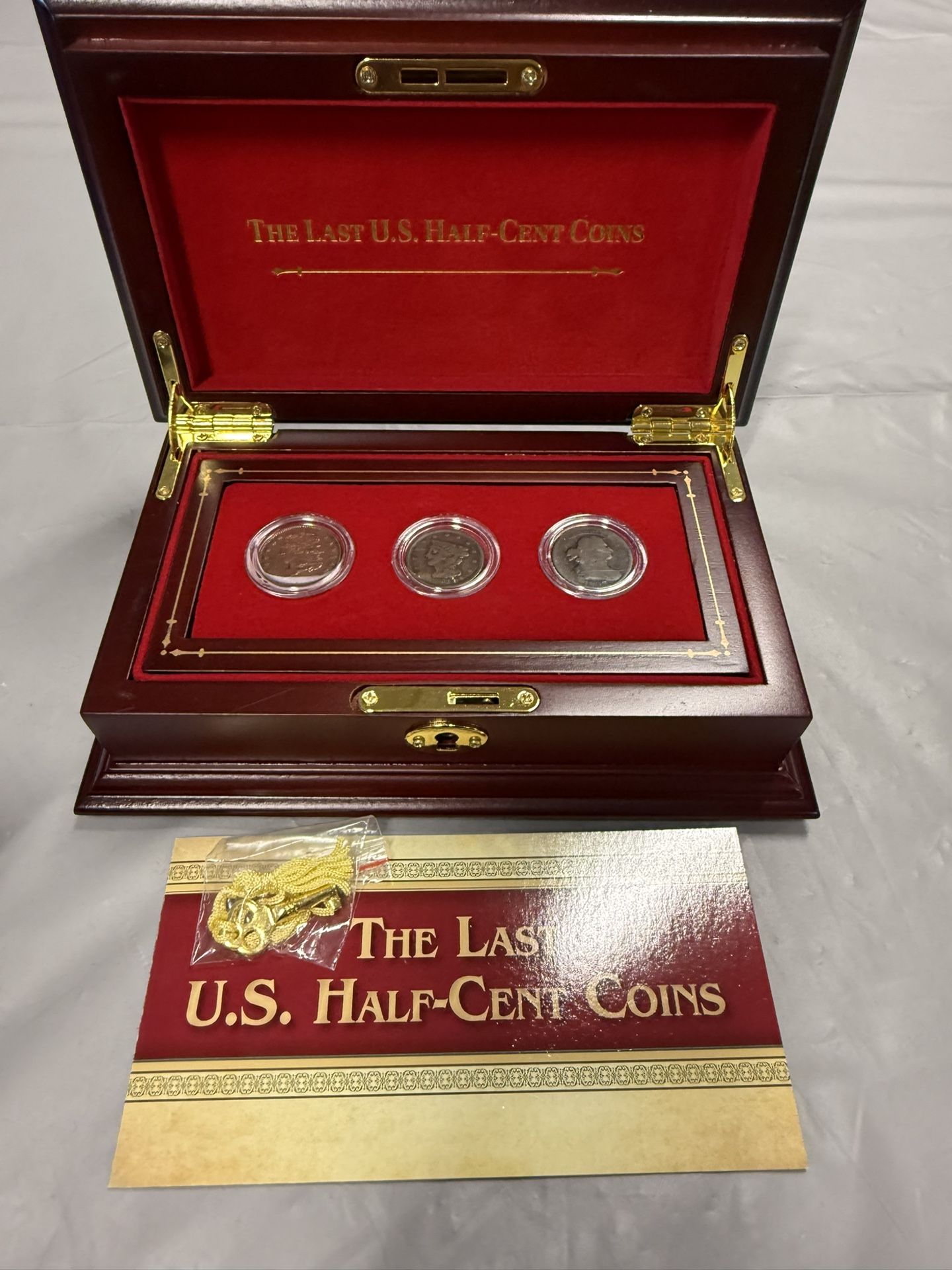 The Last US Half -Cent Coins Smallest Denomination Coin Set