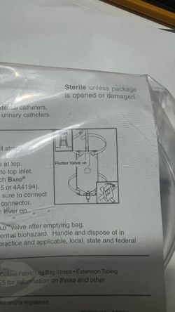 BARD Dispoz-A-Bag Leg bag