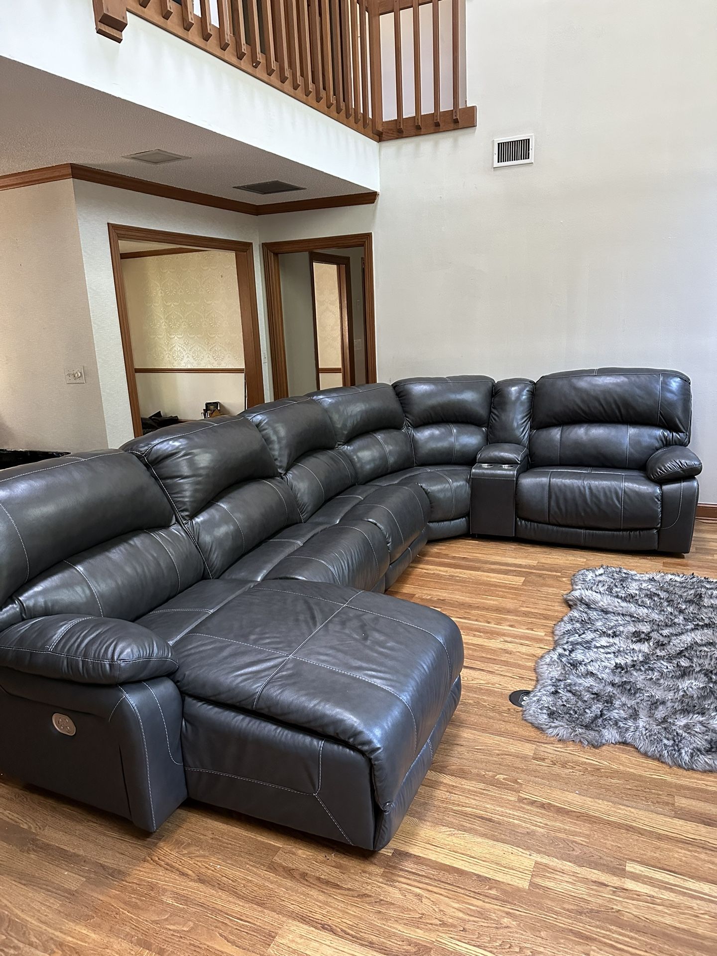 Leather Sectional Couch