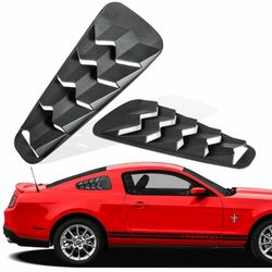 2005-2014 Ford Mustang Side Window Louvers Windshield Sun Shade Cover GT