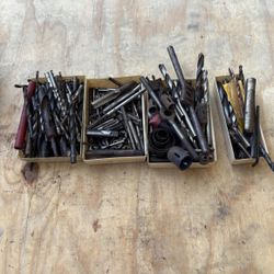 Drill Bits, Taps And Dies Lot