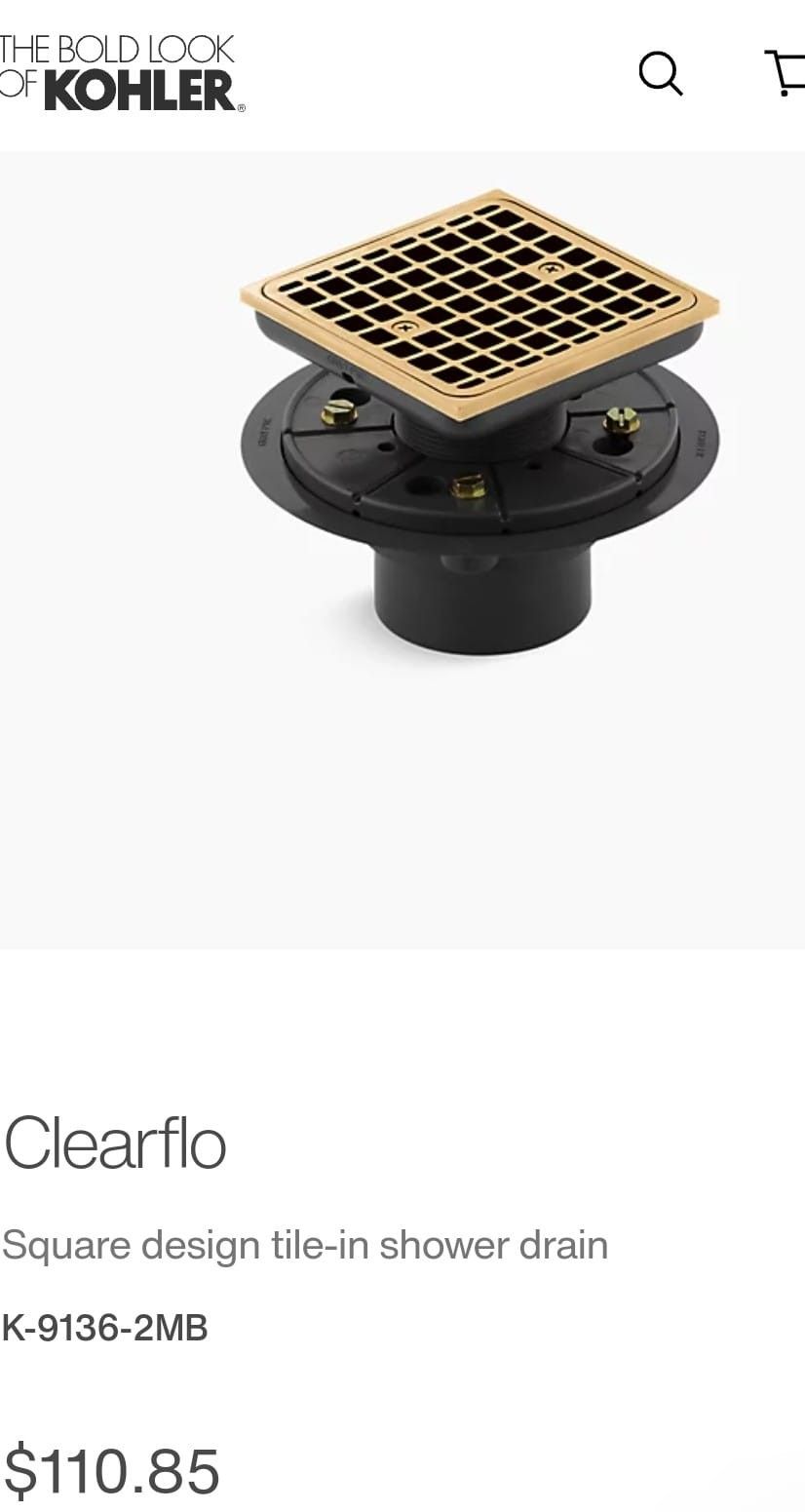 Tile In Shower Drain