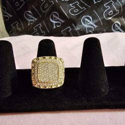 Gold Plated Nugget Ring