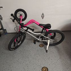 Girls Mongoose Scooter And 20" Glerc Belt Driven Bike