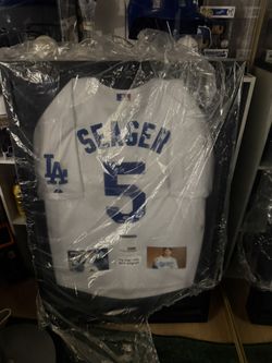 signed Corey Seager autograph jersey