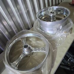 New Performance Machine (PM) 3-Spoke Billet Wheel Set - 21” & 18” Fat Tire
​