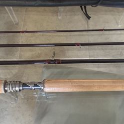 Awesome Angler's Roost Enterprises fly rod. This has a 12'6" length, 4-piece design, and is a 9/10wt. LIKE NEW!!!