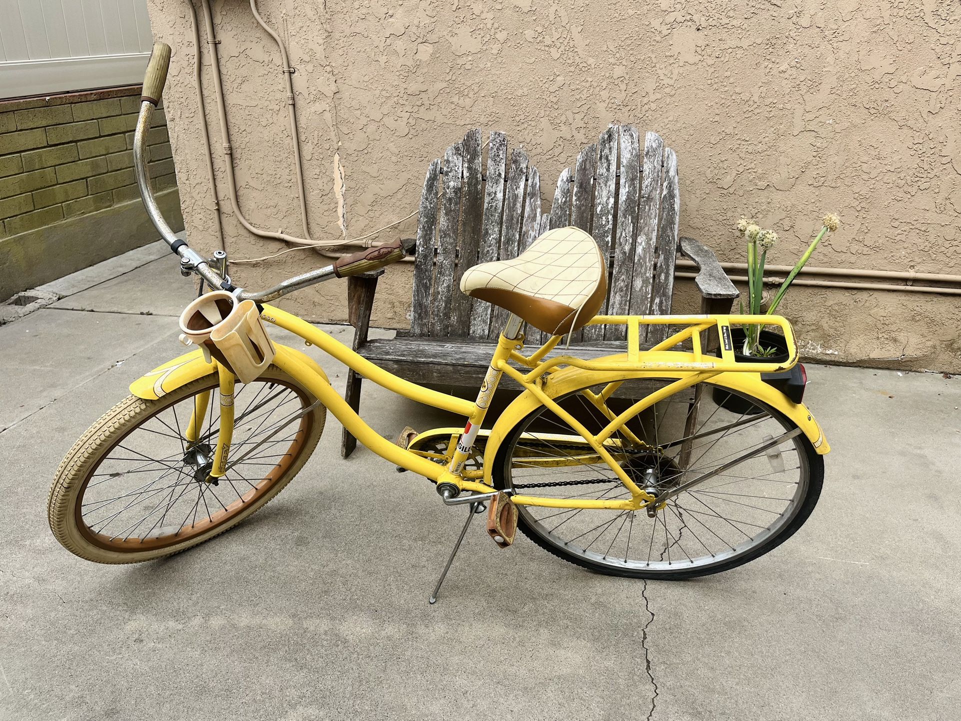 Yellow Huffy Bike With Basket Huffy Cruiser Bike Yellow Sales