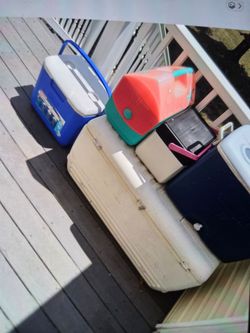 Coolers.  Beachchajrs more