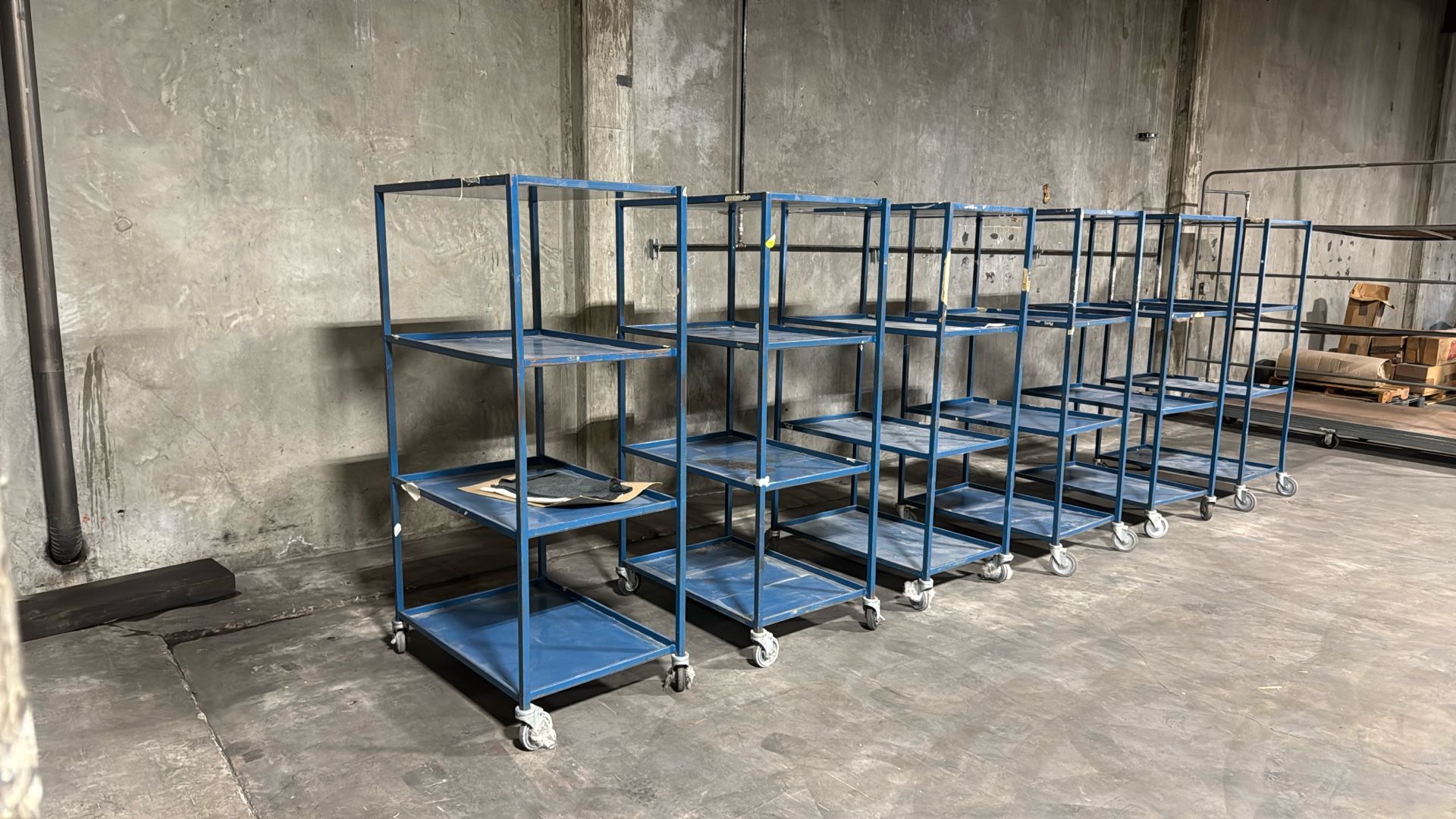 Steel Shelving with 4 Lipped Shelves 