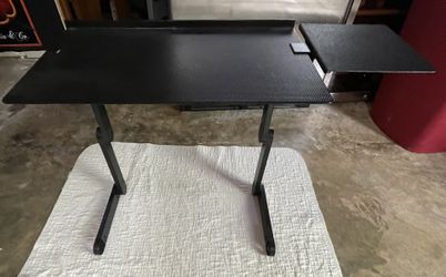 Standing Keyboard Tray With Mouse Side Tray