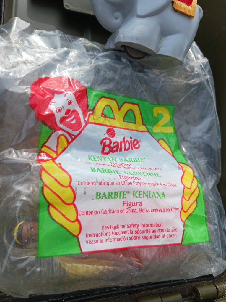 Vintage 1995 McDonald's Kenyan Barbie Happy Meal Toy

