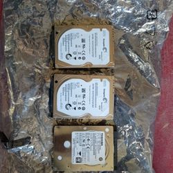 1 Toshiba MQ01ABF050 hard disk drive And 2 X Seagate Momentus XT Solid State Hybrid Drive (SSHD). 