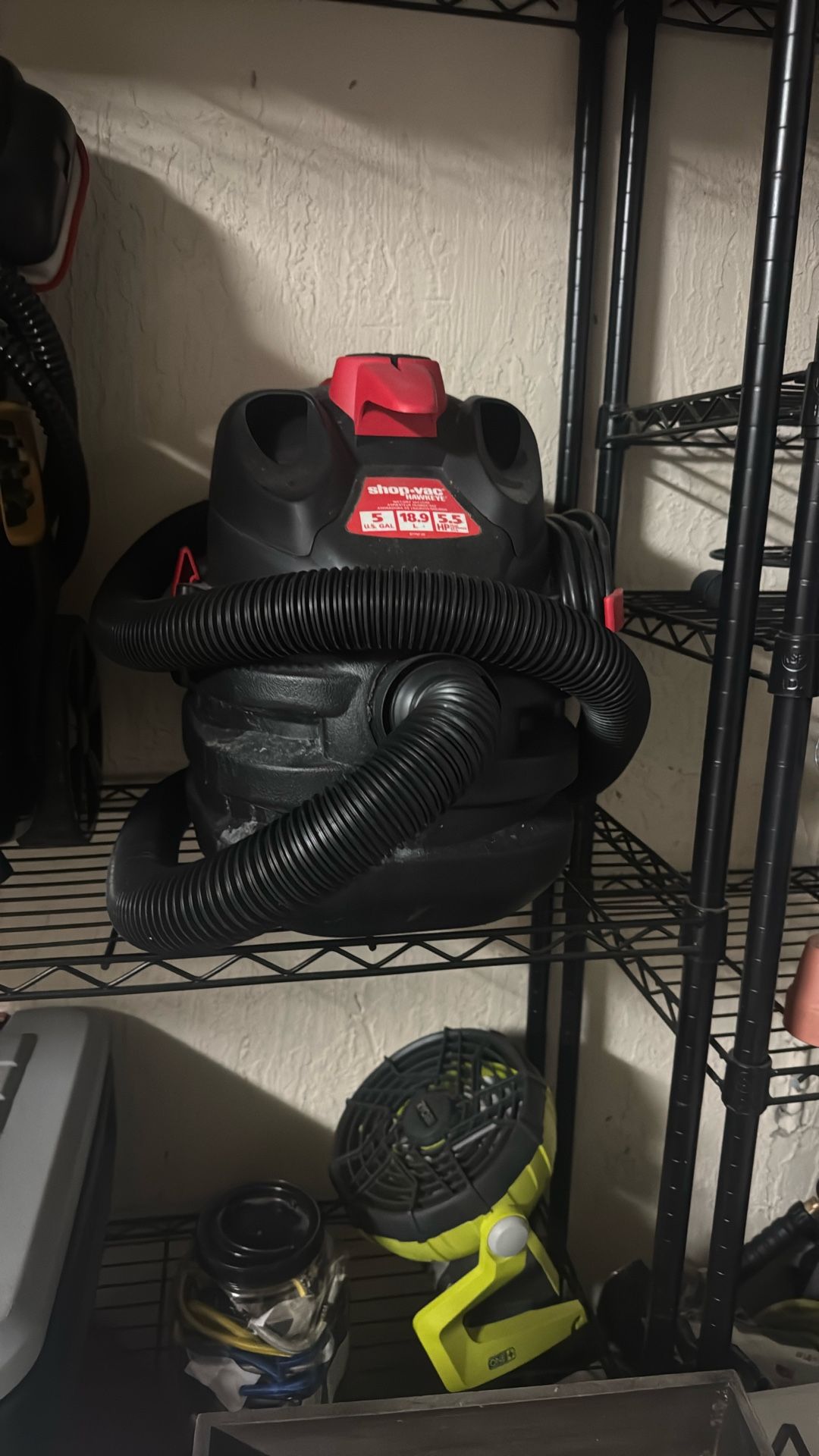 Shop vac 5 gallons