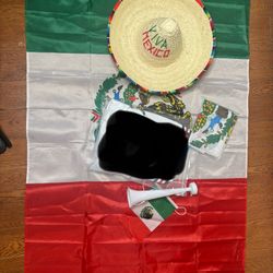 Set De Bandera, Corneta (trompeta), Bandera Grande , Sombrero Grande De México/