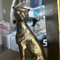 Cat Golden Book Ends