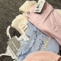 Bag Of Baby Girl Clothes 6-9 Months 15-20 Pieces 