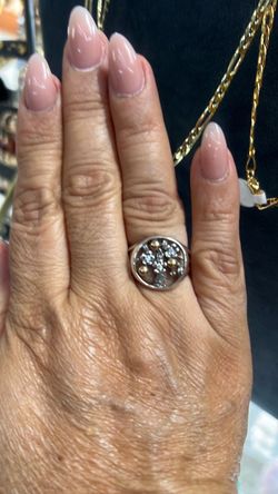 Ring silver and gold