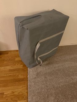 Twin Size Folding Mattress 4 Inches Thick With Storage Case