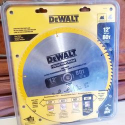 Brand New 12" Dewalt Saw Blade